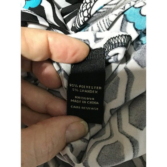 Mitano Women's Sleeveless Geometric Maxi Dress - Medium - Picture 11 of 11